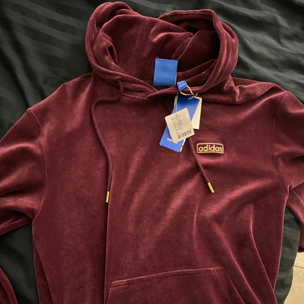 Original Adidas Velvet Hoodie